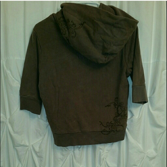 1 OF A KIND, HEAD TURNING,  SHORT SLEEVE HOODIE! - Picture 3 of 7